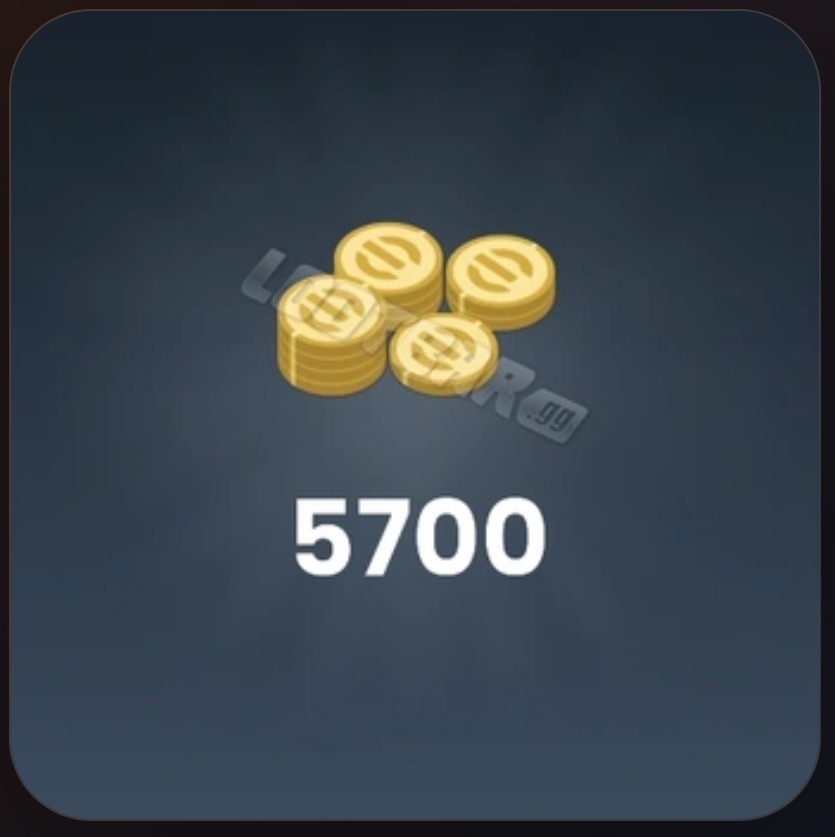 5700 Coins