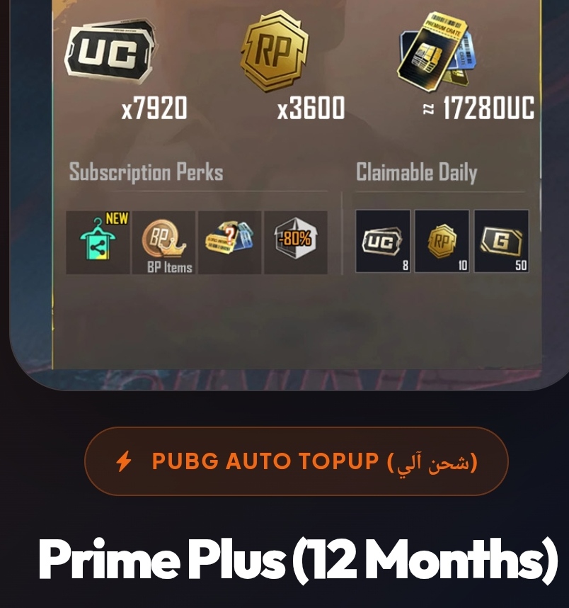 Prime Plus (12 Months)