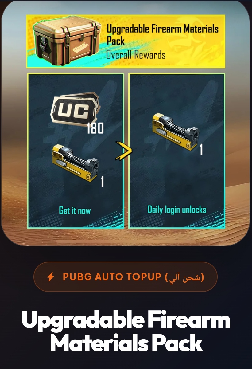 Upgradable Firearm Materials Pack