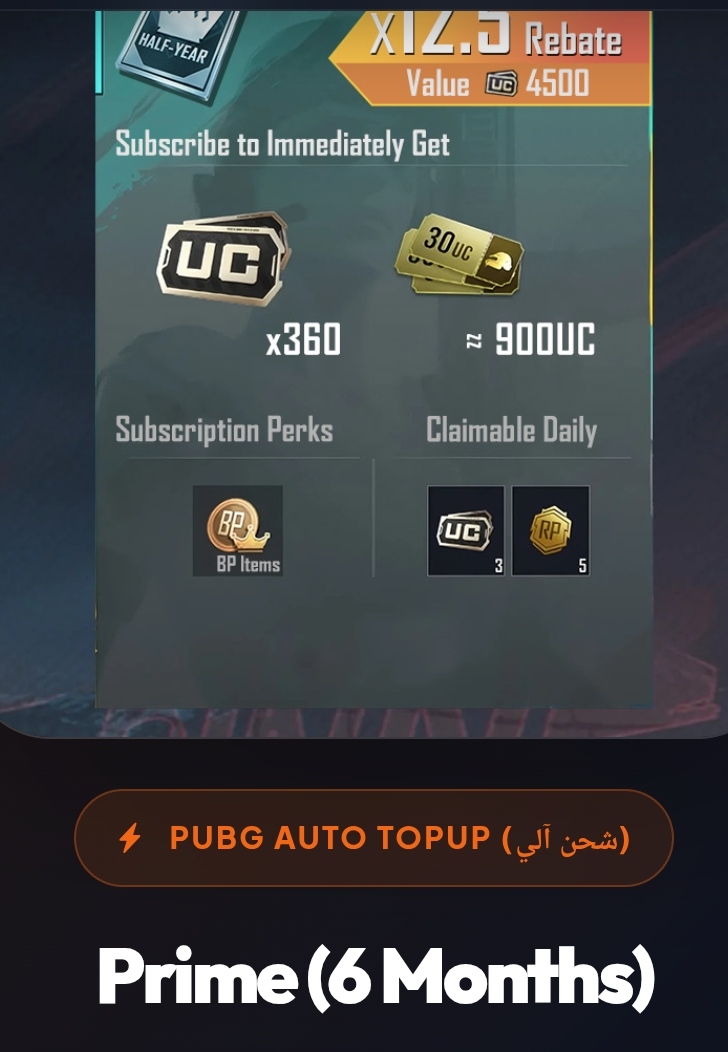 Prime (6 Months)