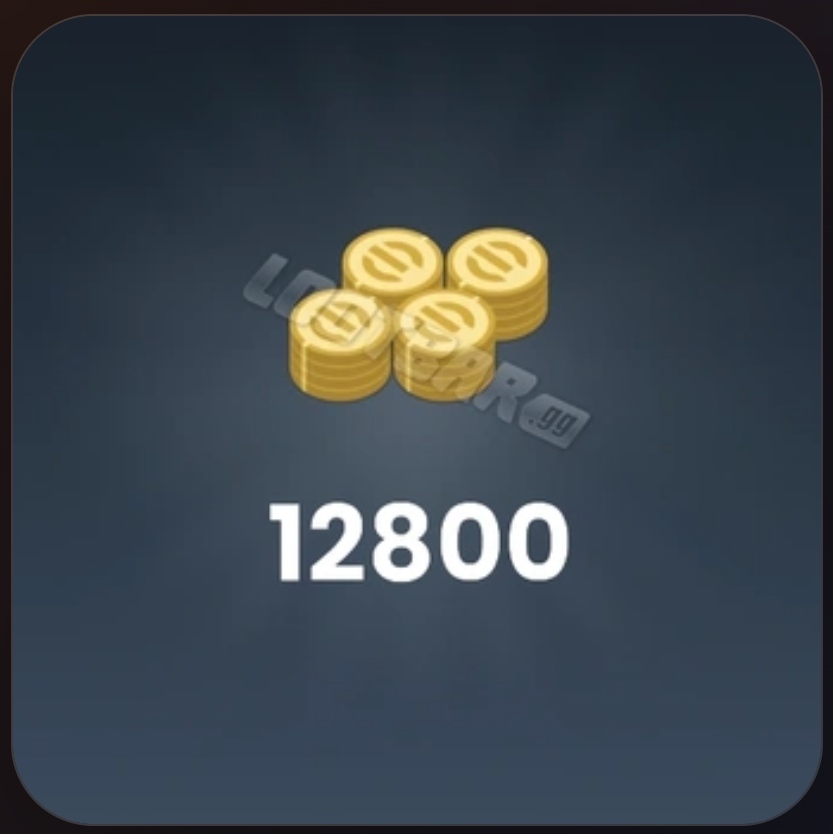 12800 Coins
