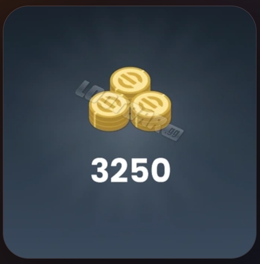 3250 Coins