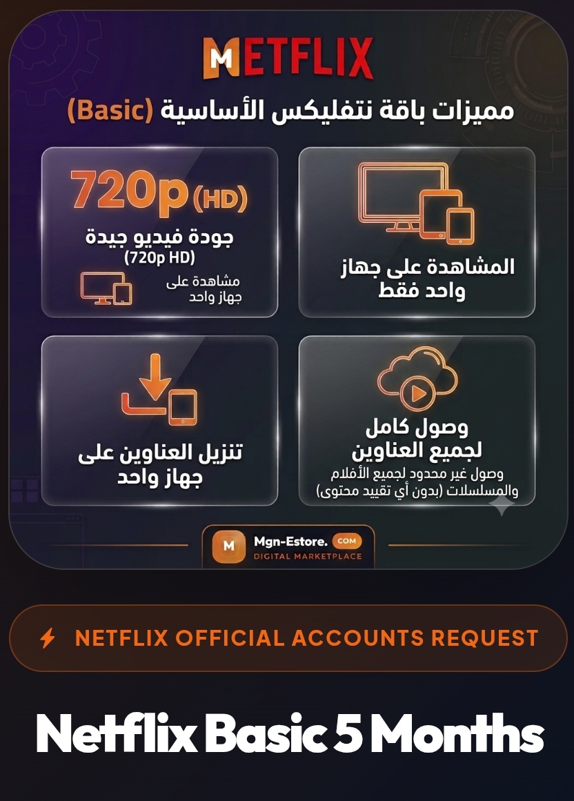 Netflix Basic 5 Months